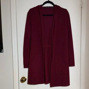 Cyrus Women’s Hooded Lightweight Open Front Cardigan